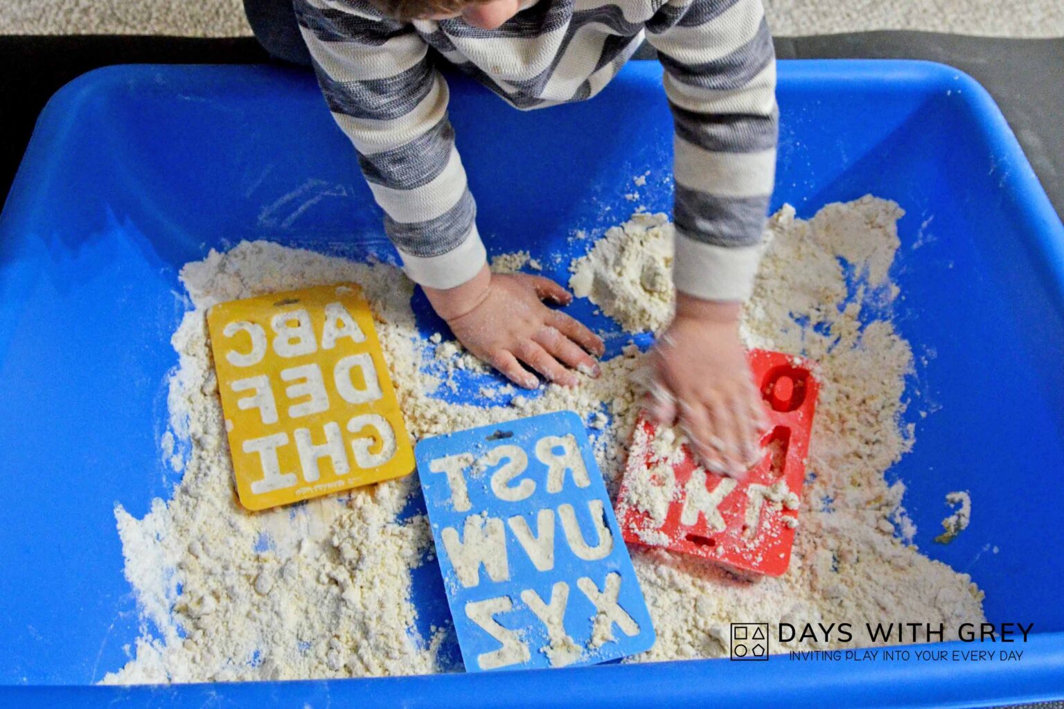 10 Letter Recognition Activities Days With Grey