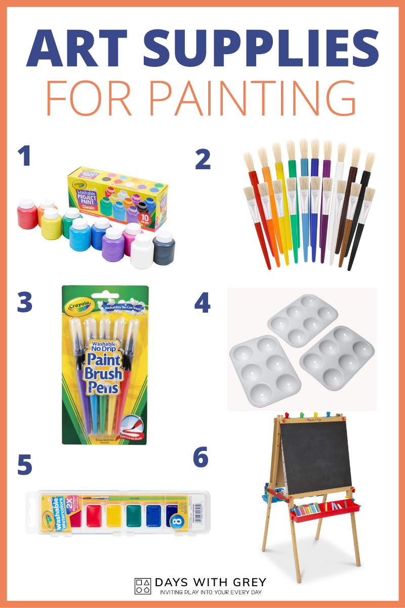 20+ Craft Supplies for Kids Days With Grey