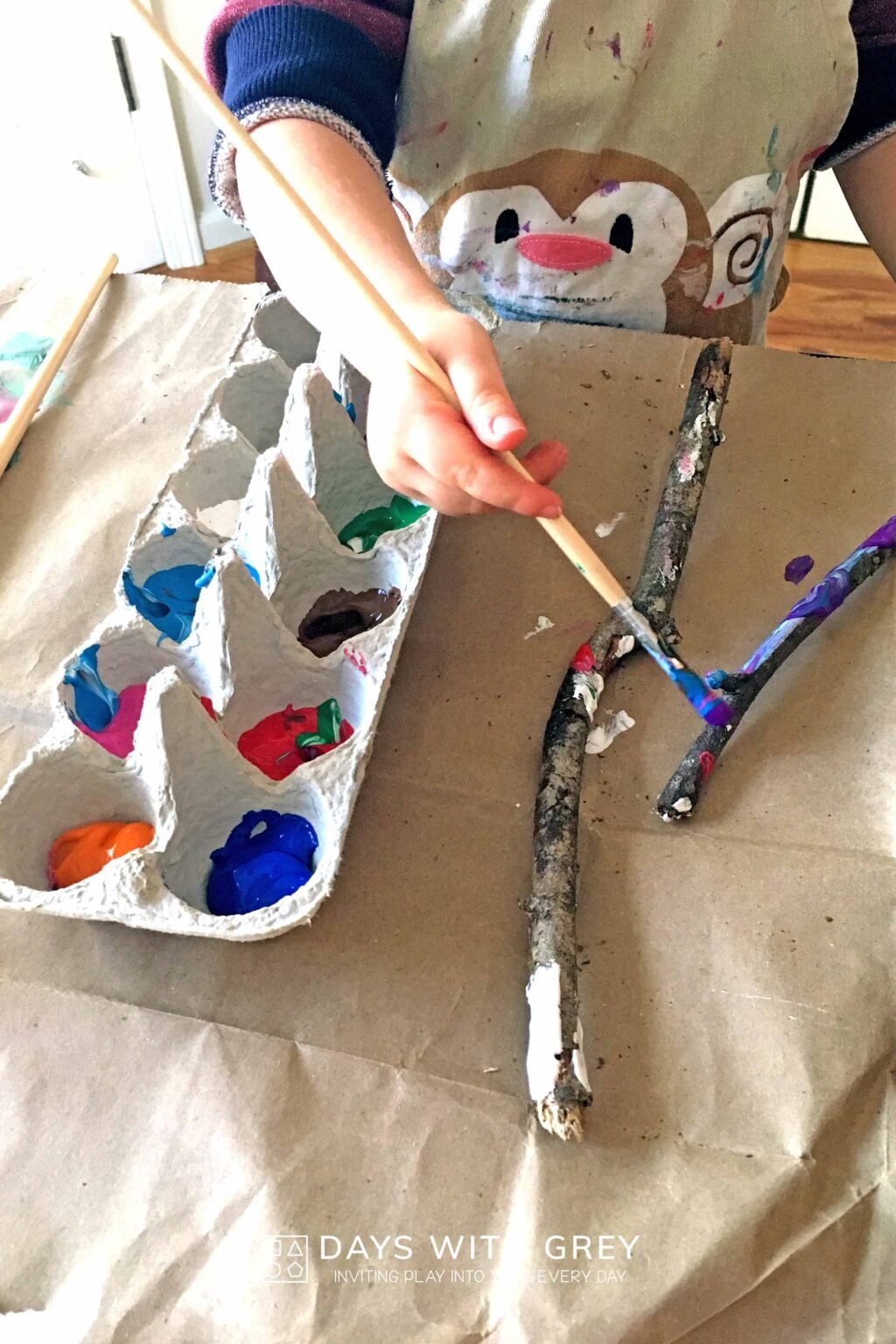 It's Simple; Paint the Sticks for the Win Days With Grey