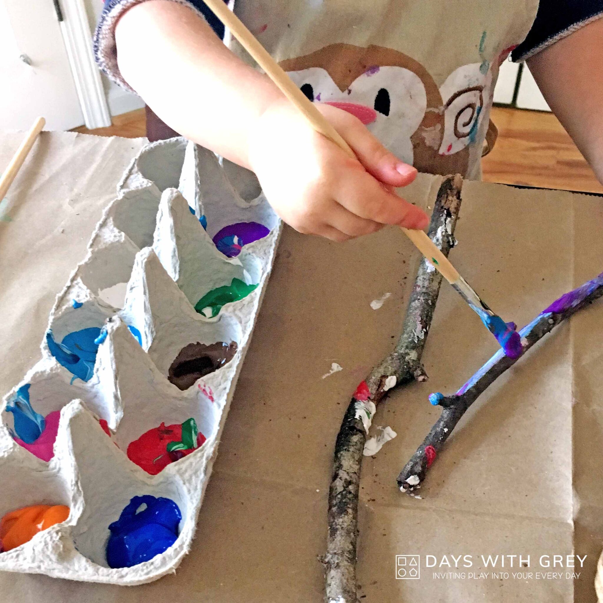 Activity Using Paint Preschool Painting Activities - Days With Grey