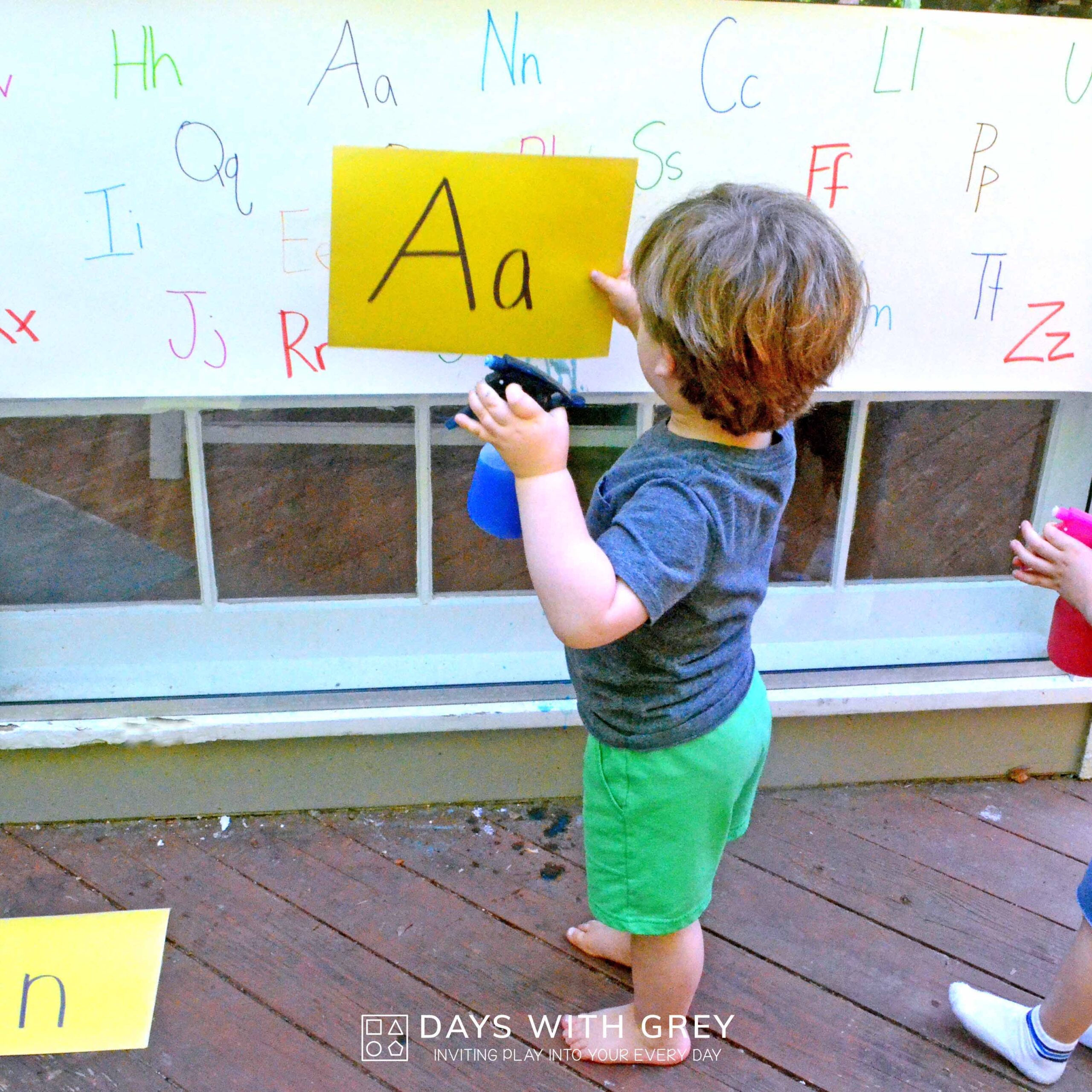 Splash the Alphabet Days With Grey