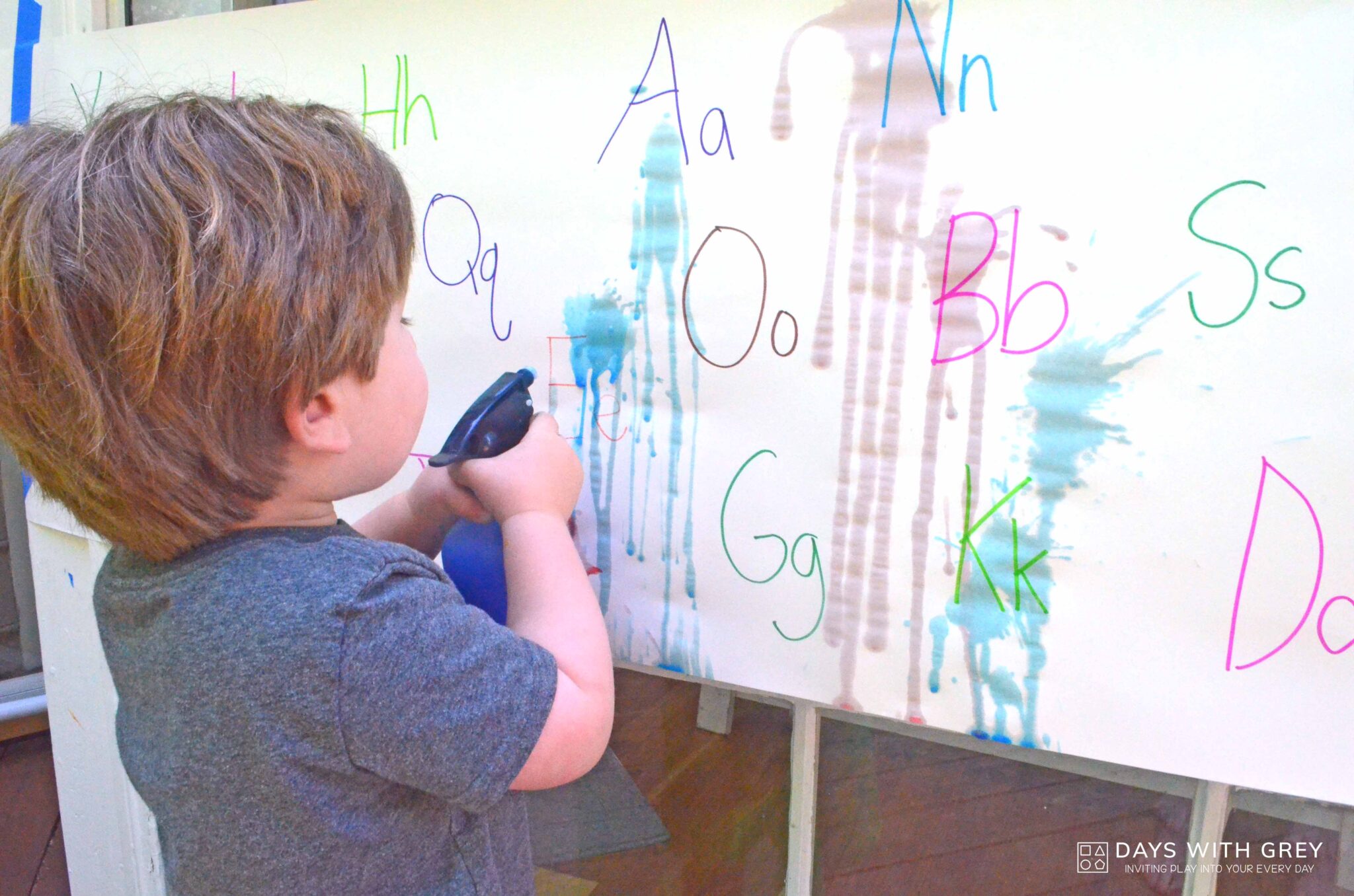 Splash the Alphabet Days With Grey