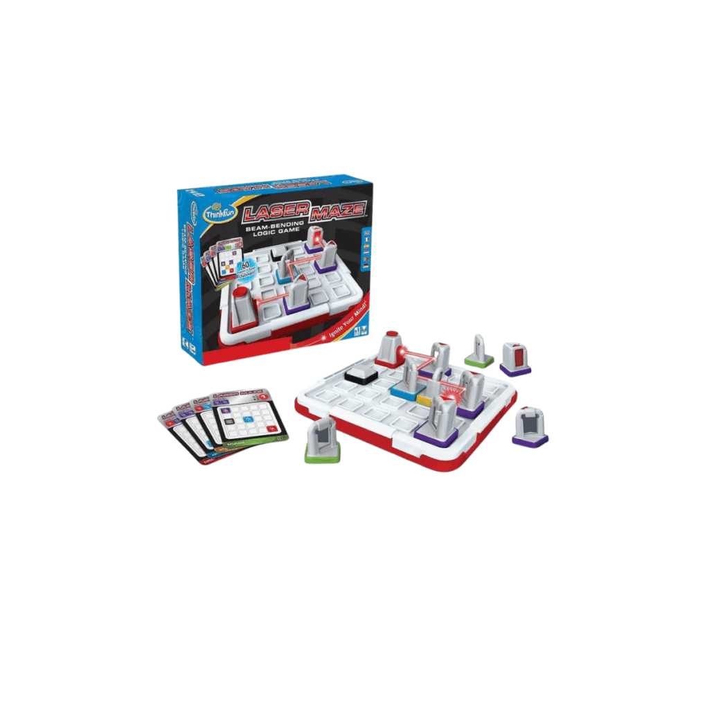 Laser Maze is a Think Fun STEM game for kids.