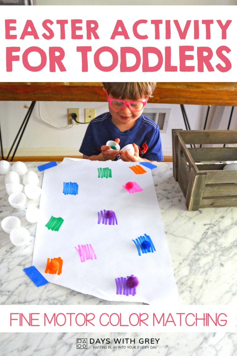 Easy Toddler Easter Activity Days With Grey