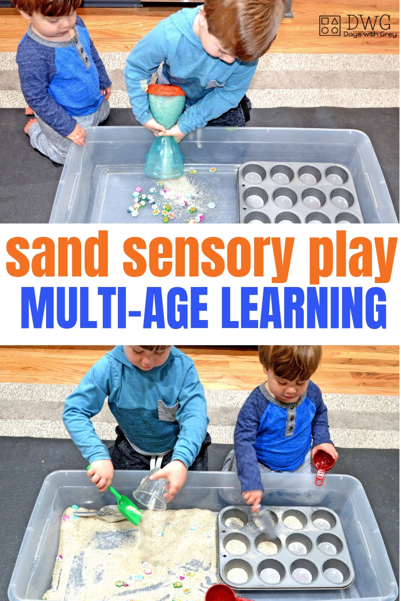 sand sensory bin