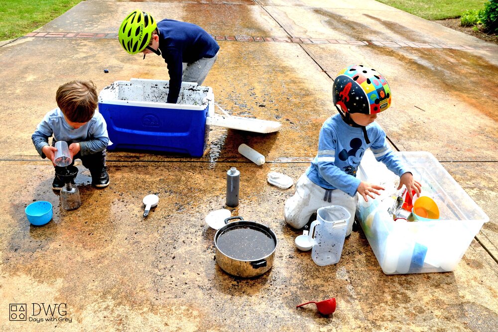 Muddy Water Messy Play