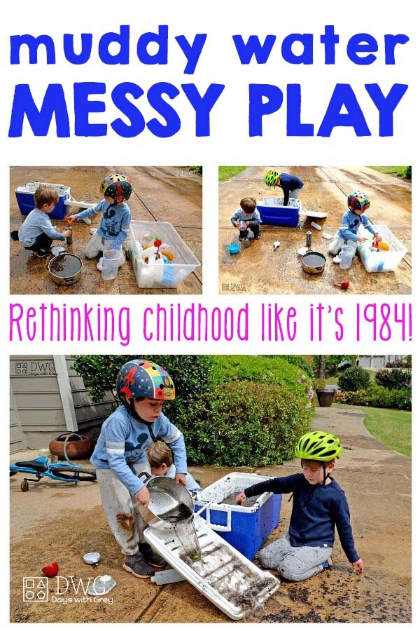 Muddy Water Messy Play
