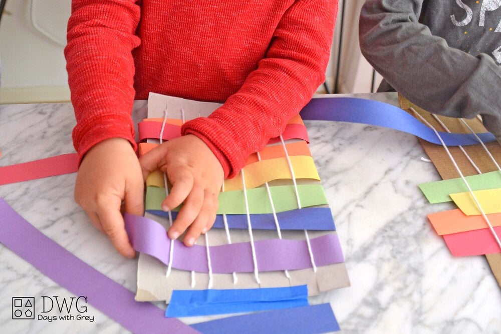 weaving for kids