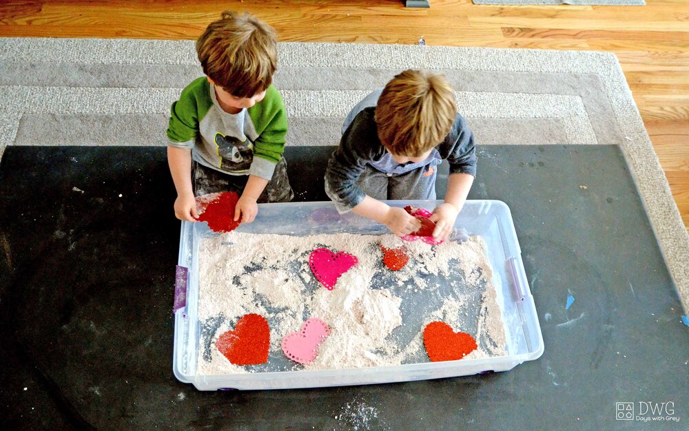 cloud dough sensory play