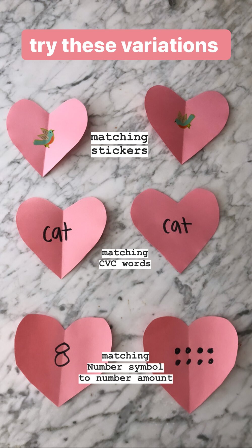 preschool math activity