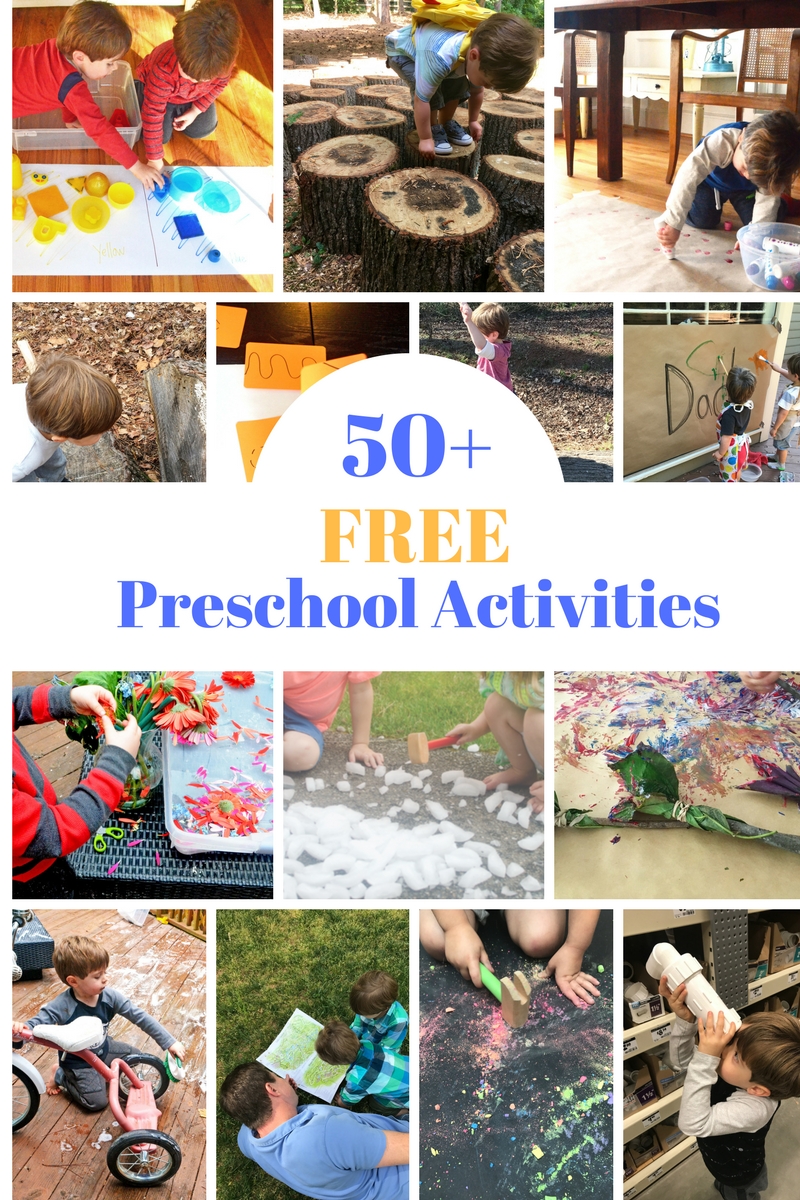 free preschool activities