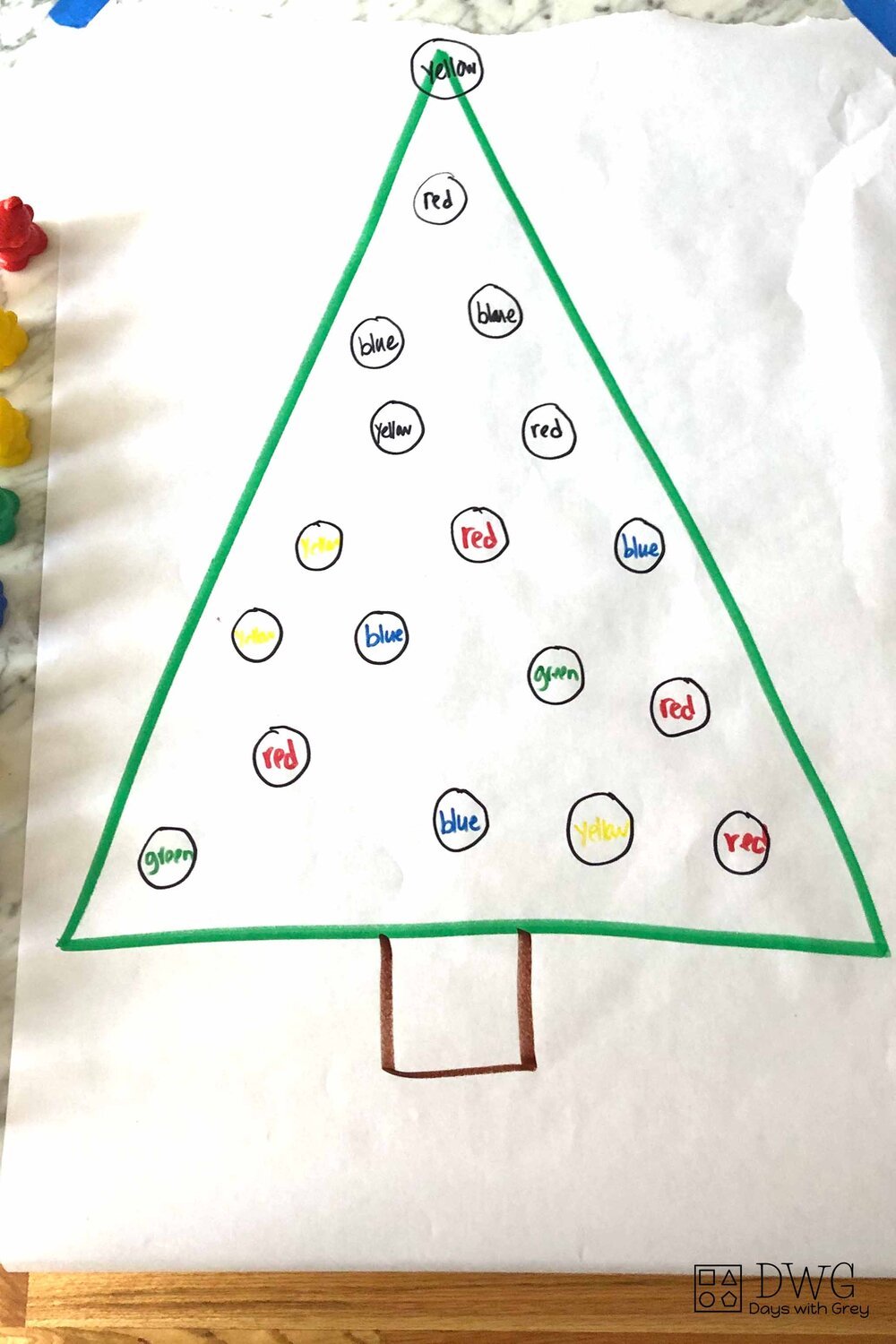 Christmas activity for preschool