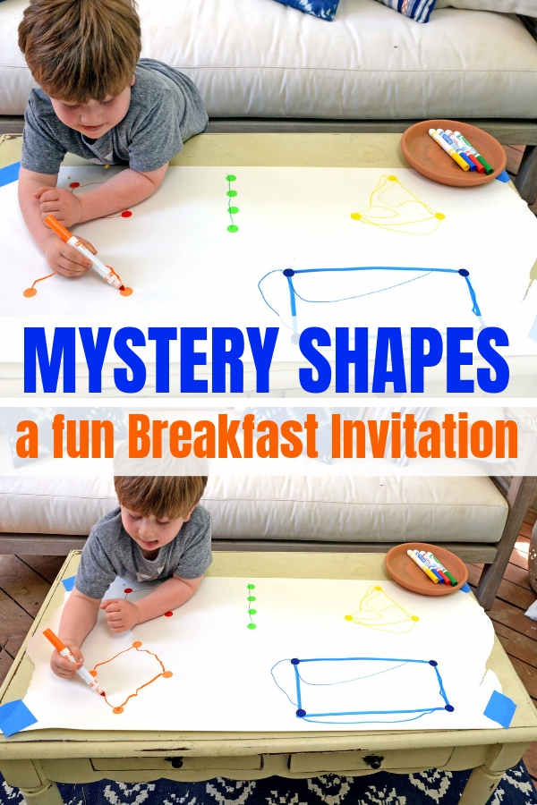 Shape activity for preschoolers