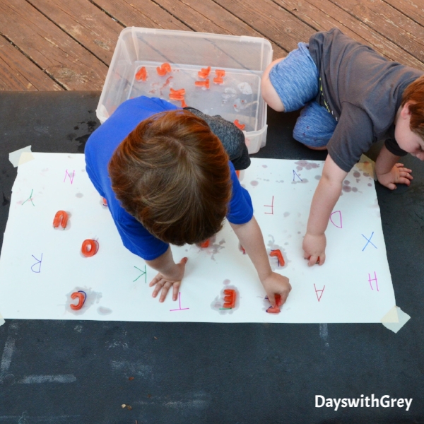 alphabet ice play