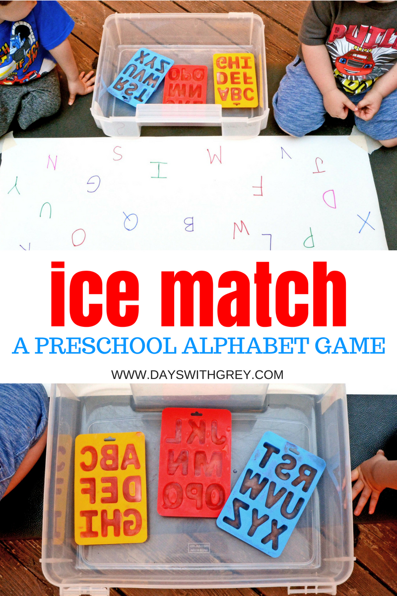 alphabet ice play for kids