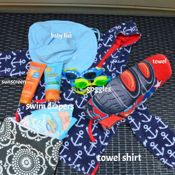 pool with kids