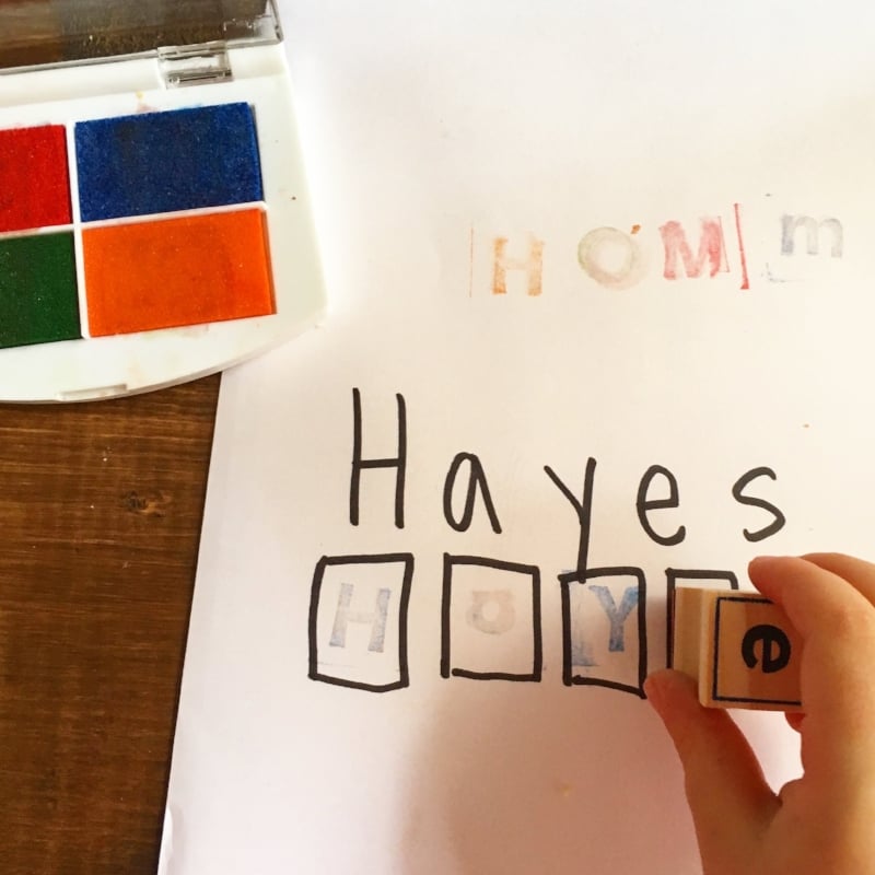 Stamp Letter Match-Up