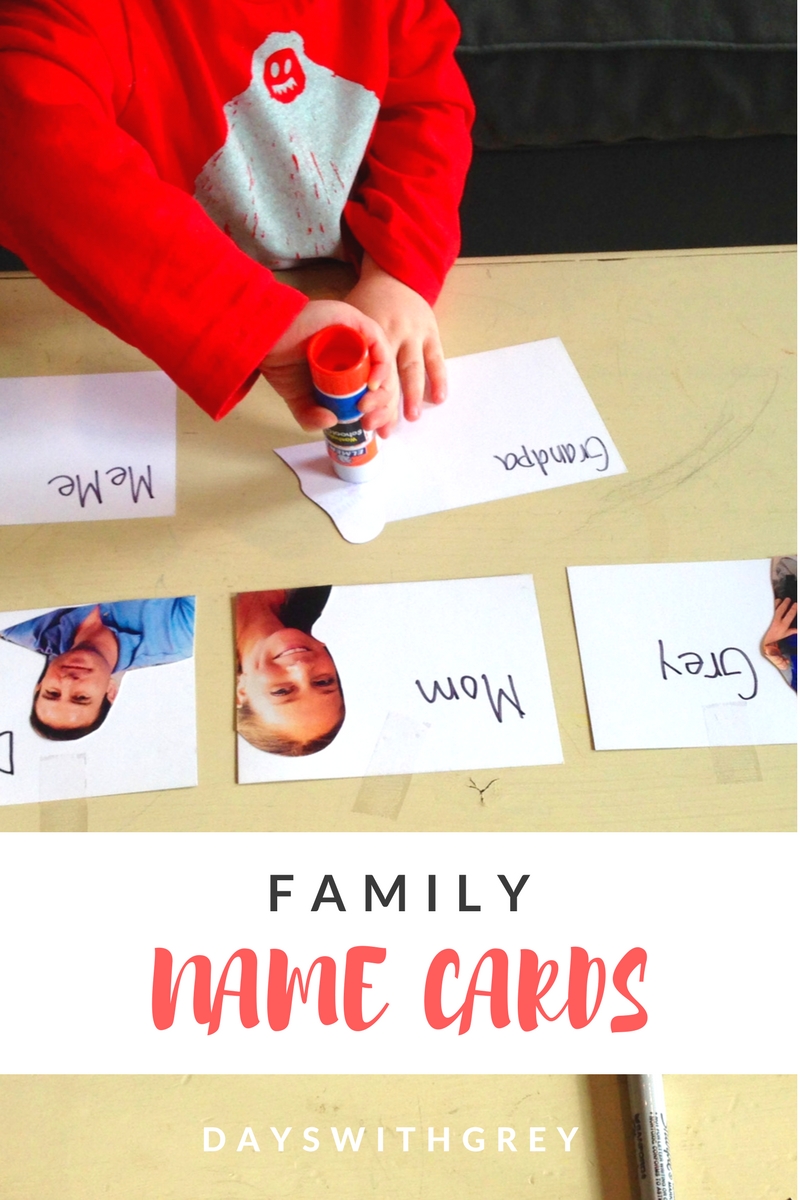 preschool name recognition