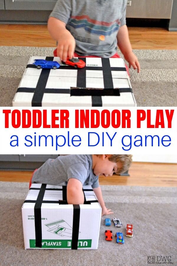 Indoor toddler learning game