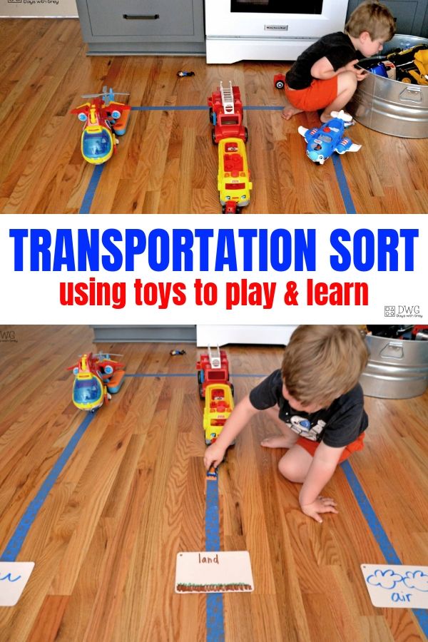 transportation activities for preschoolers