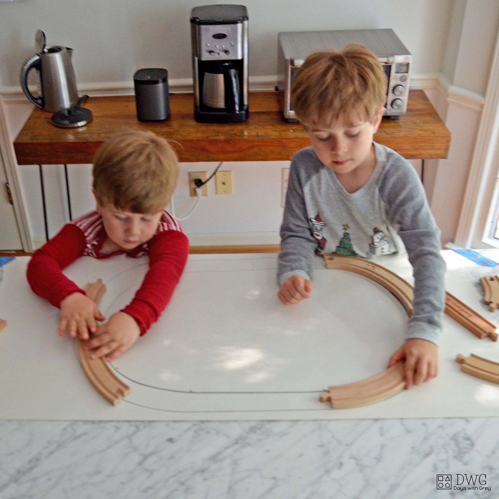 wooden train track ideas