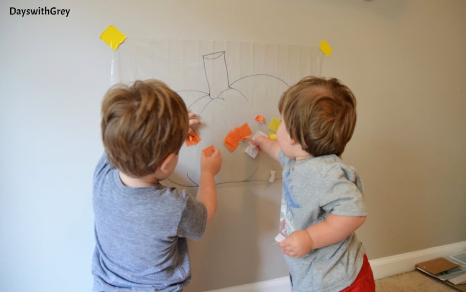 easy toddler activity for fall