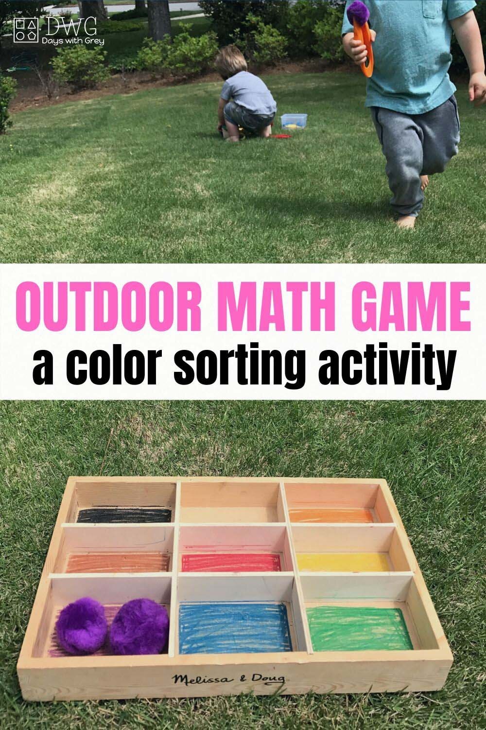 outdoor math game