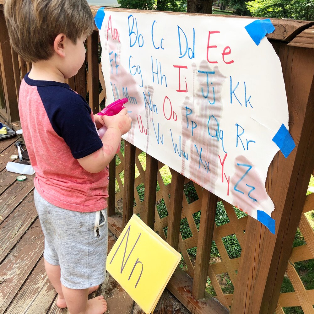 alphabet activity for preschoolers