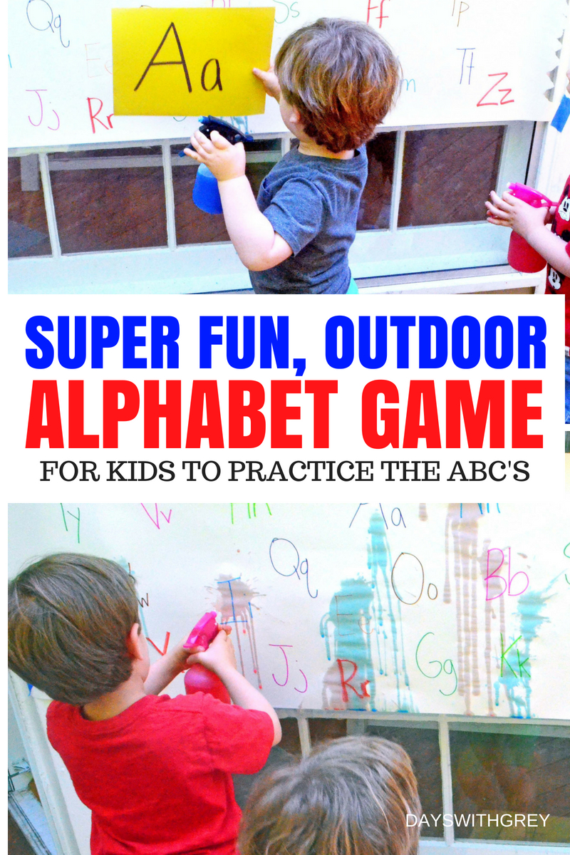 alphabet activity for preschoolers