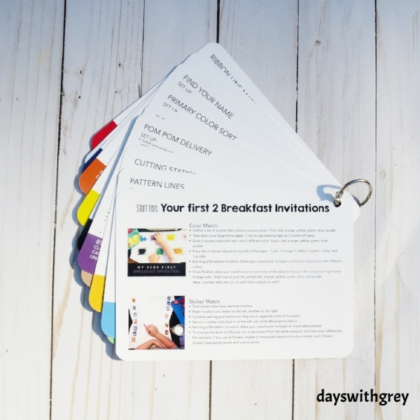Preschool Breakfast Invitations