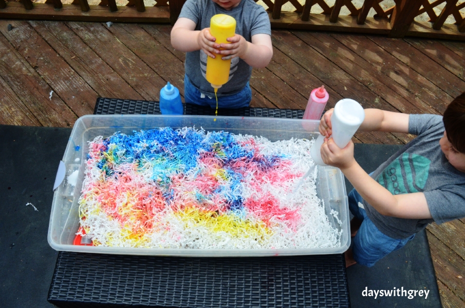 primary color mixing activity