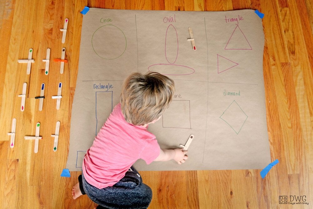 shape activities for toddlers