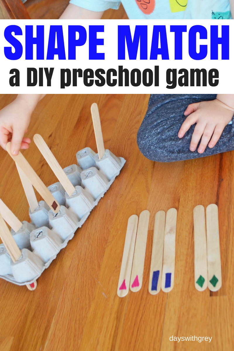 shape matching activity