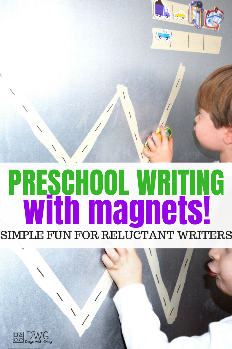 preschool prewriting for reluctant writers