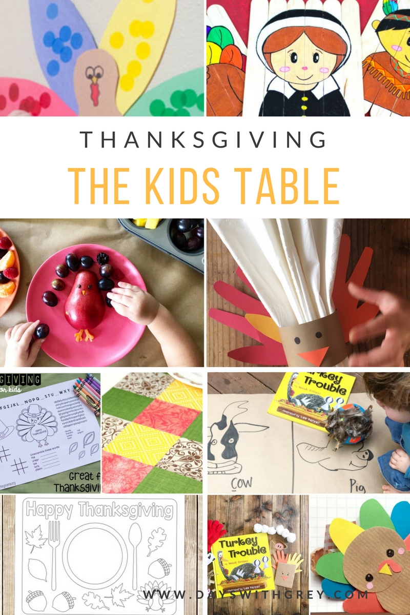 thanksgiving kids table