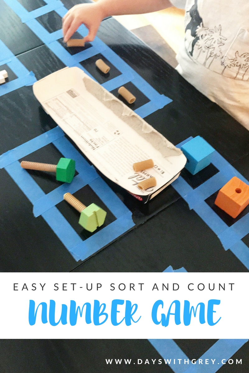 preschool math game