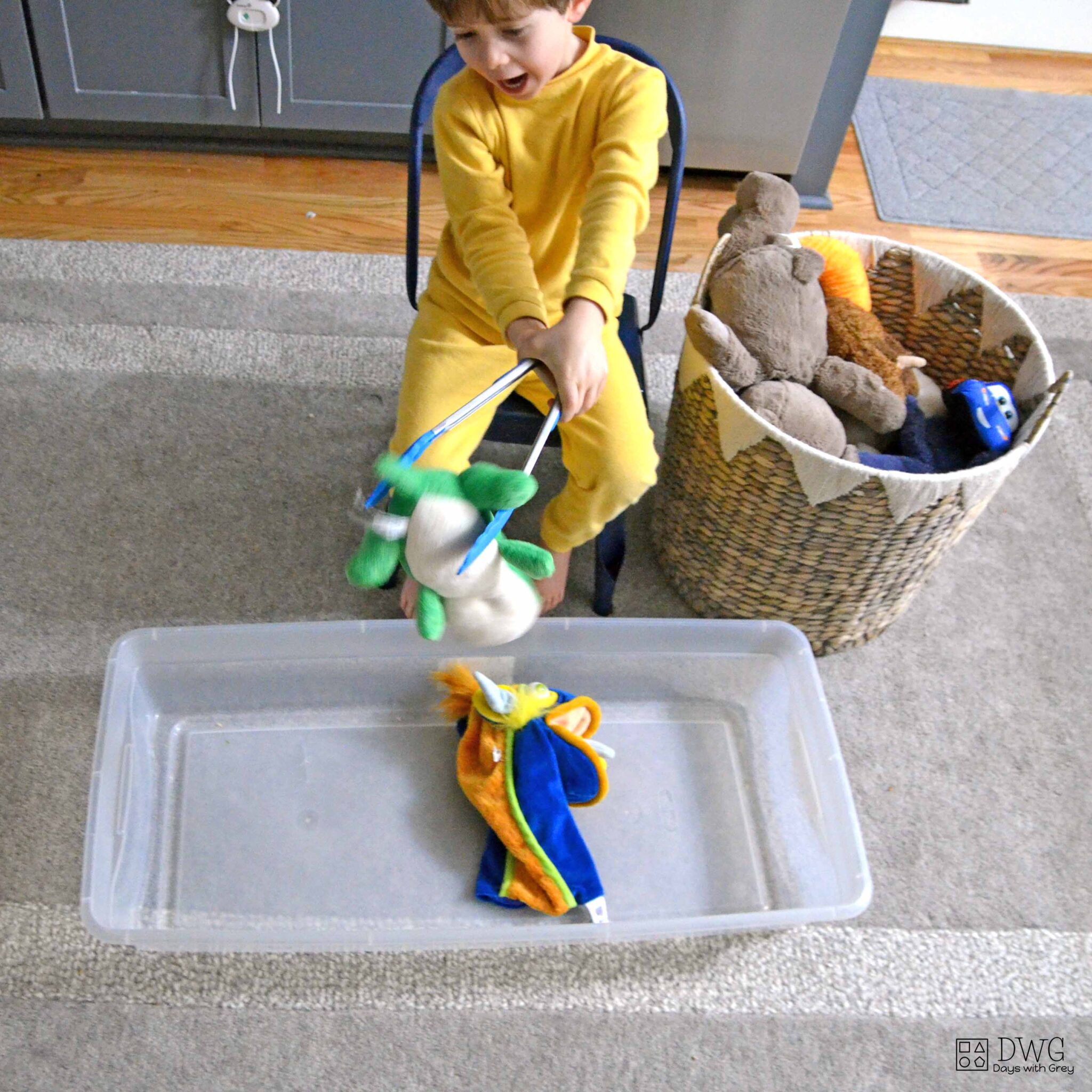 The Claw An Indoor Game for Preschoolers Days With Grey