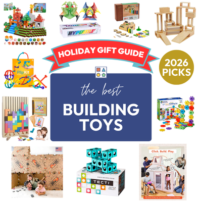Holiday Gift Guide 2026 featuring the best building toys for kids.