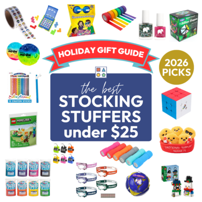Holiday Gift Guide 2026 featuring the best stocking stuffers for kids.