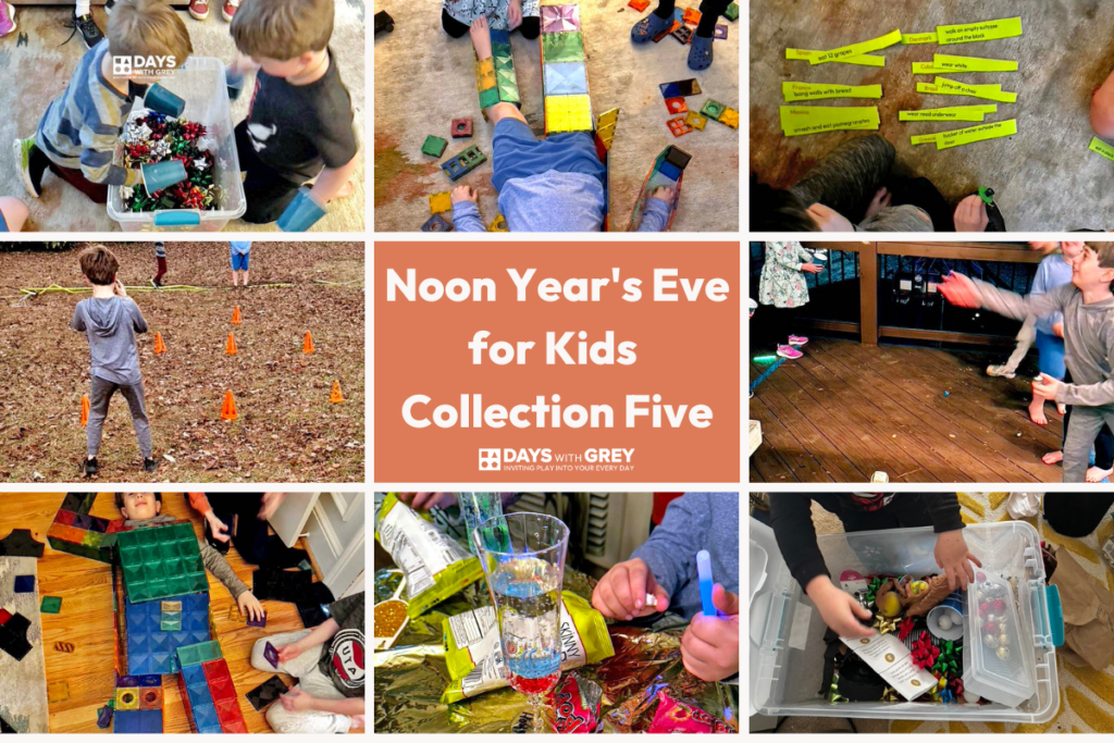 Fun games for kids to play on New Year's Eve.