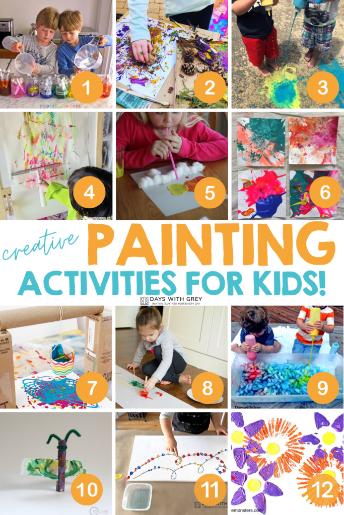 Easy Painting Activities for Kids - Days With Grey