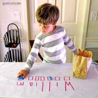 preschool name activity
