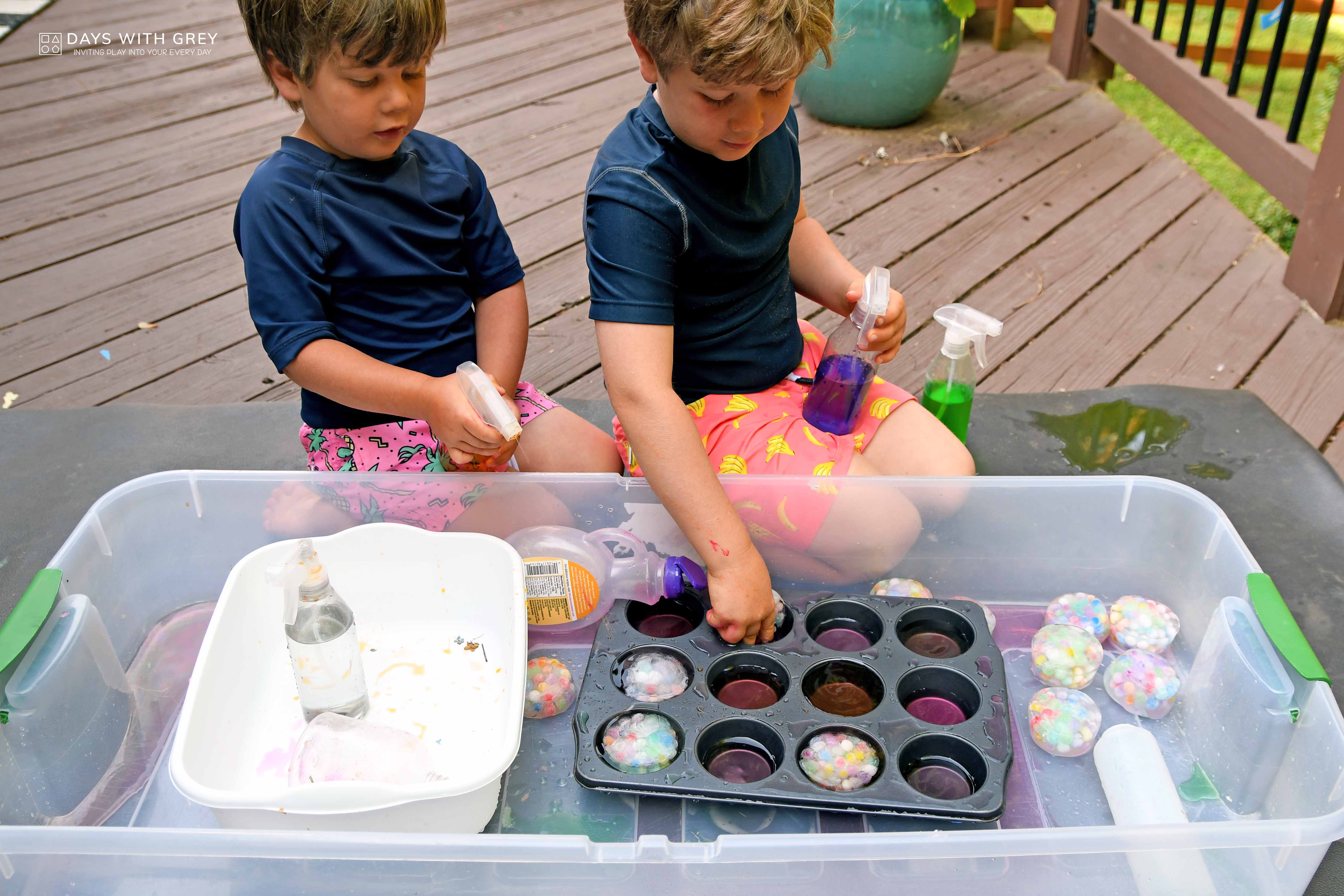 Frozen Water Bead Ice Pods Days With Grey