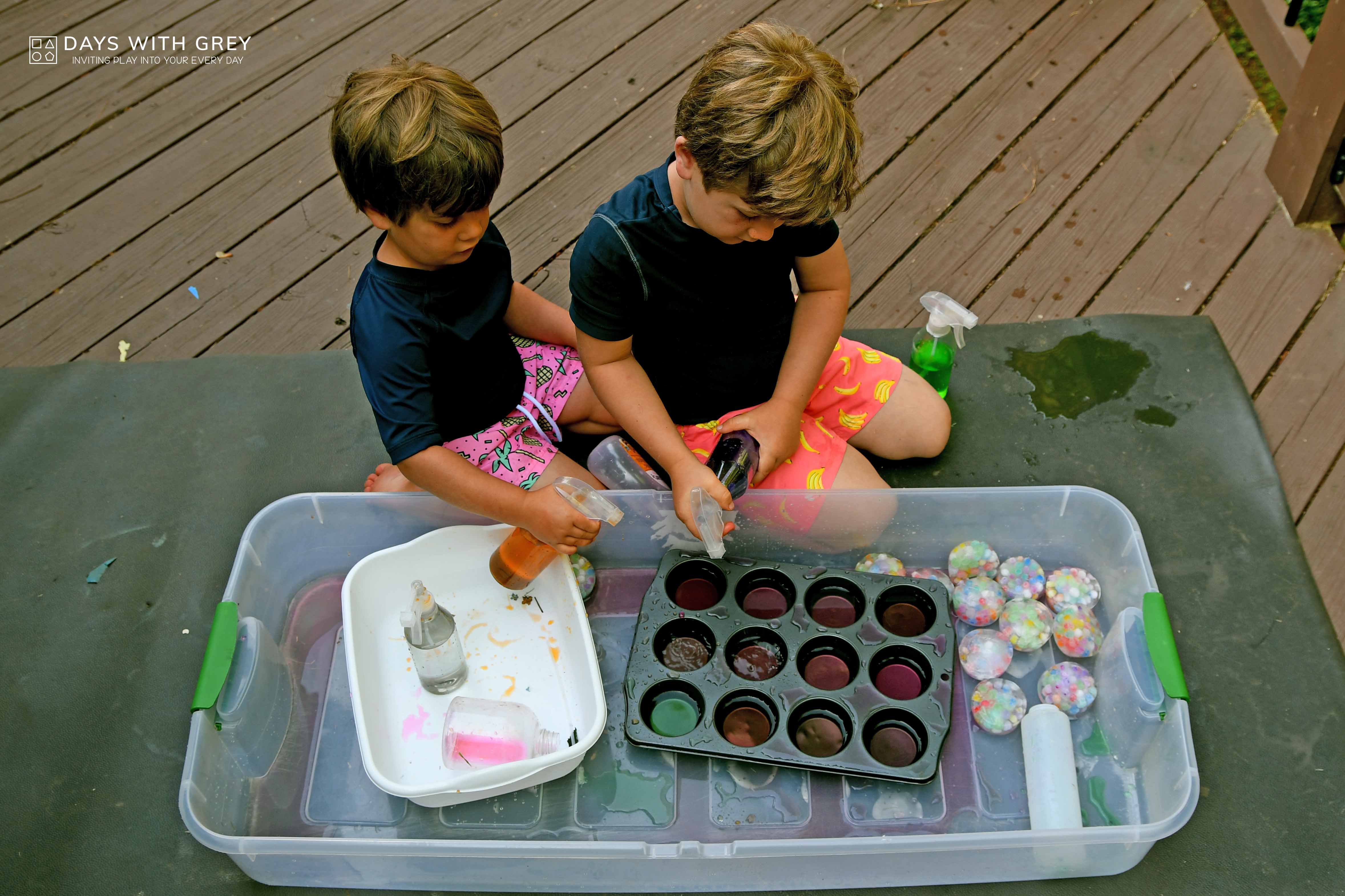 Frozen Water Bead Ice Pods Days With Grey