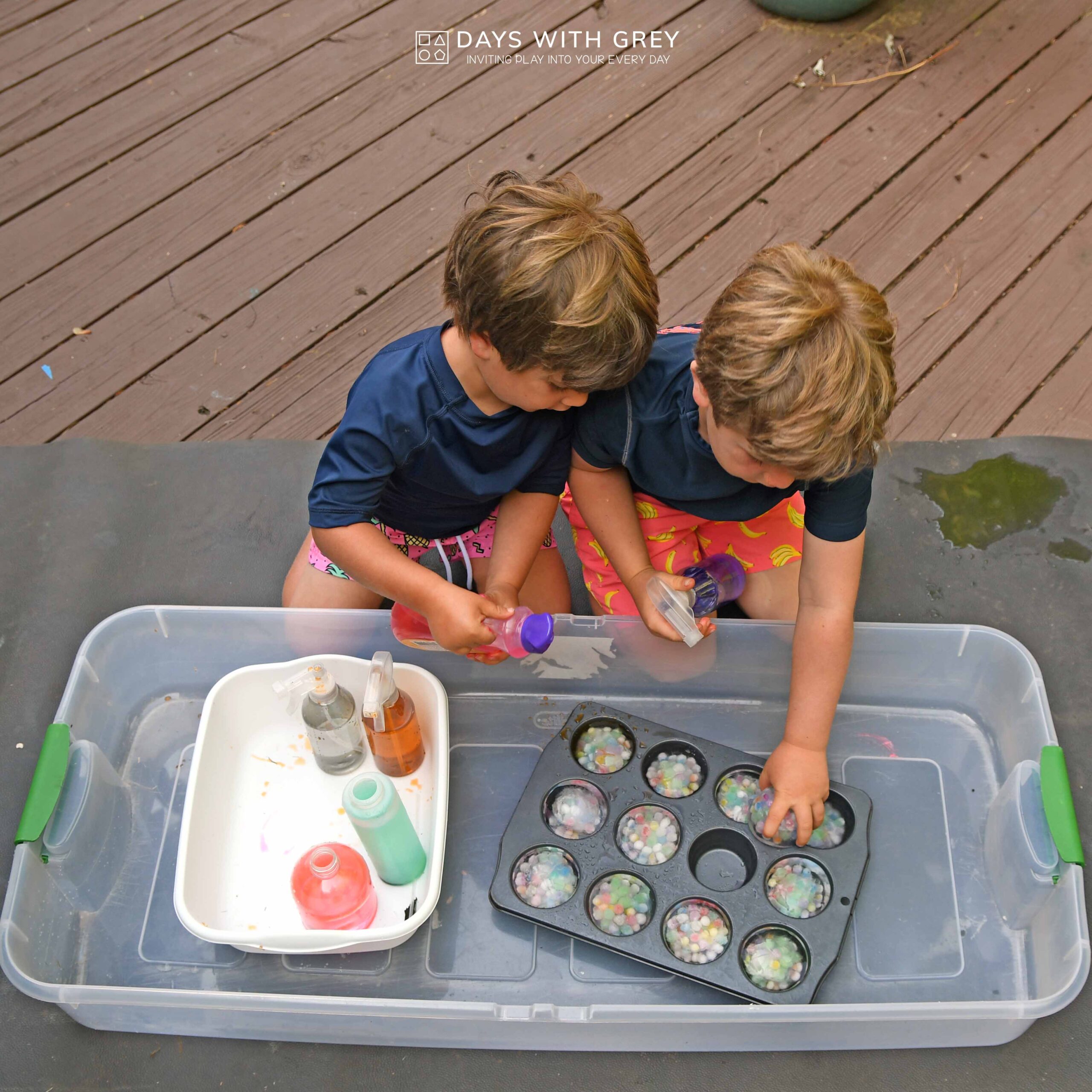 Frozen Water Bead Ice Pods Days With Grey