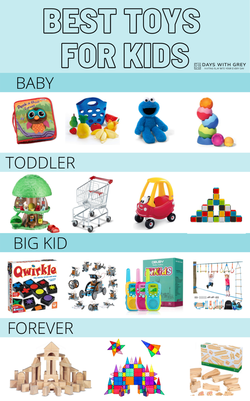100+ Best Toys for Kids Days With Grey