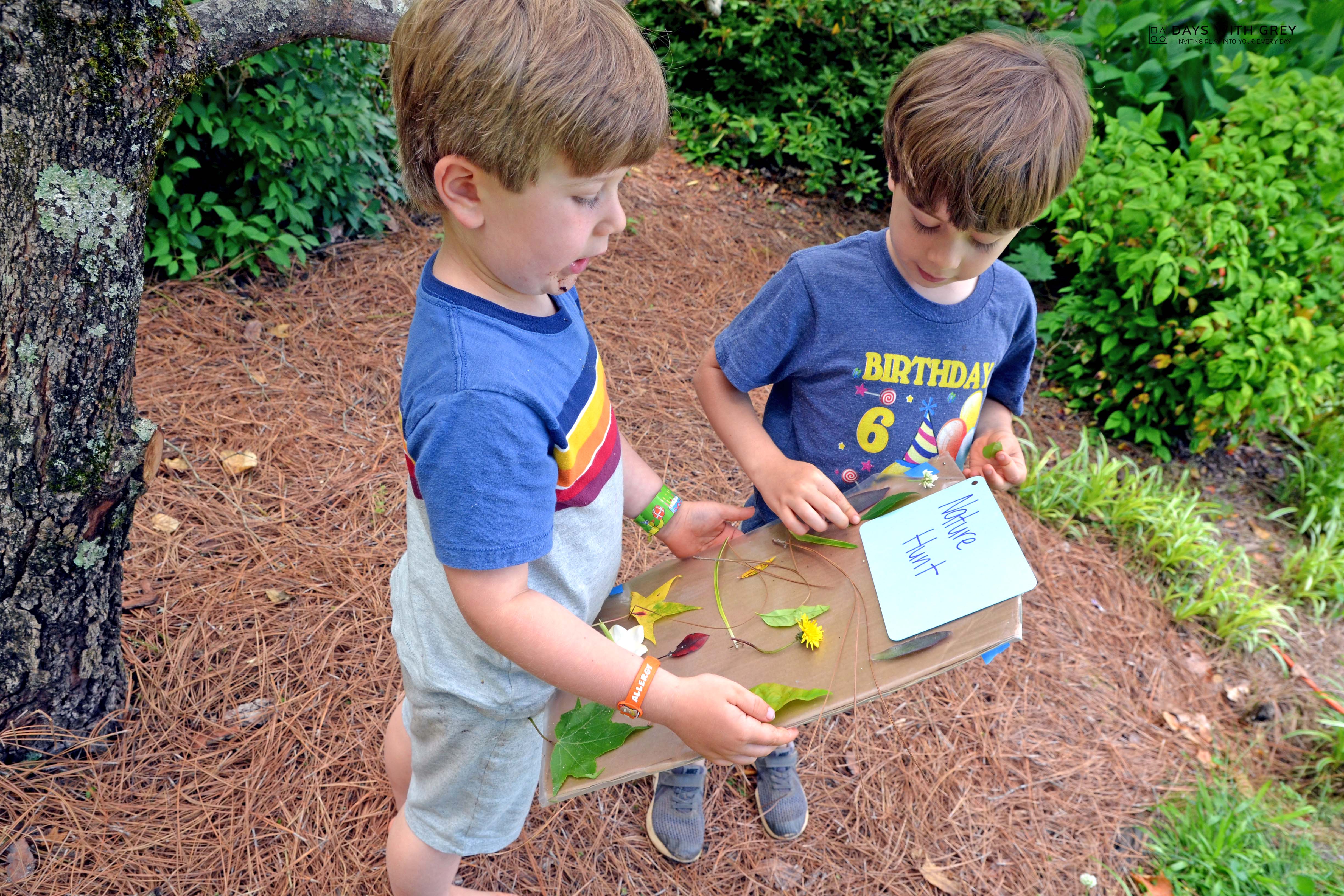 Nature Sensory Hunt Days With Grey