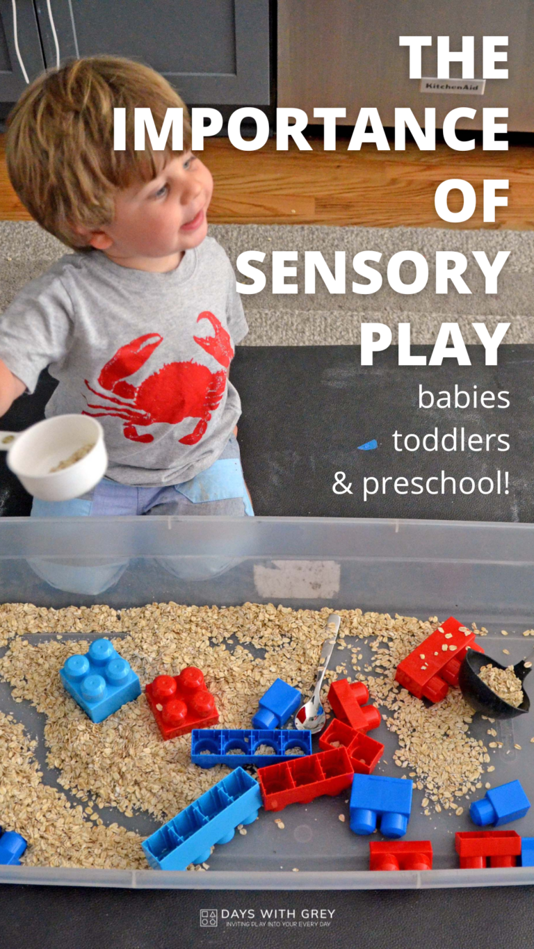 The Importance of Sensory Play for Kids - Days With Grey