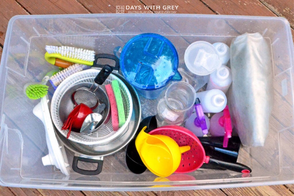 Outdoor Sensory Play Supplies Days