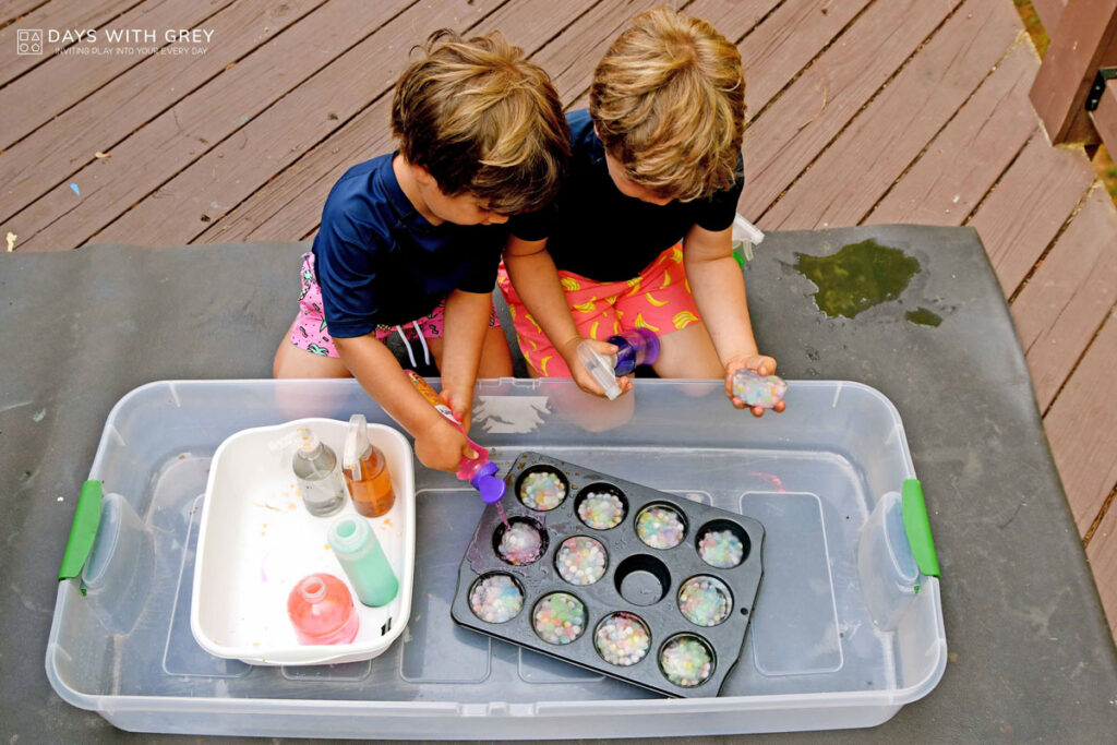 Frozen Water Bead Ice Pods Days With Grey
